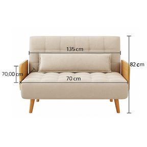 Sofá Cama Dobrável 3 em 1 - Estilo Cadeira Poltrona Reclinável e Cama