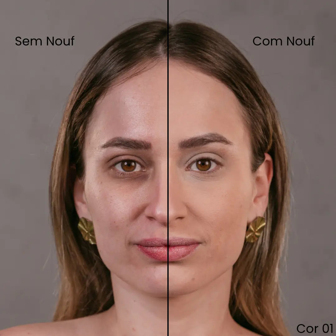 Kit Base Matte + Corretivo Matte + Pó Facial Nouf
