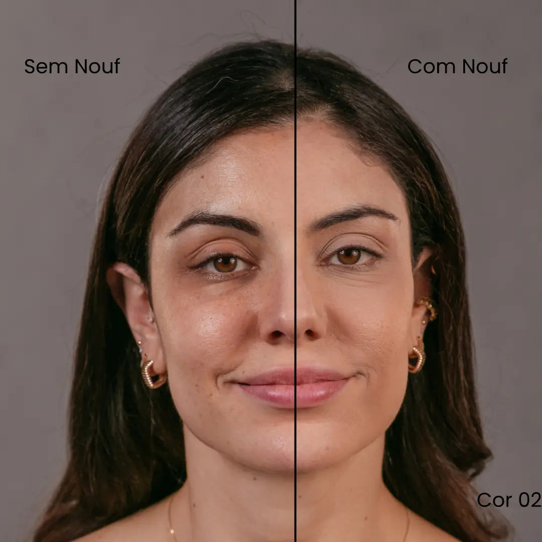 Kit Base Matte + Corretivo Matte + Pó Facial Nouf